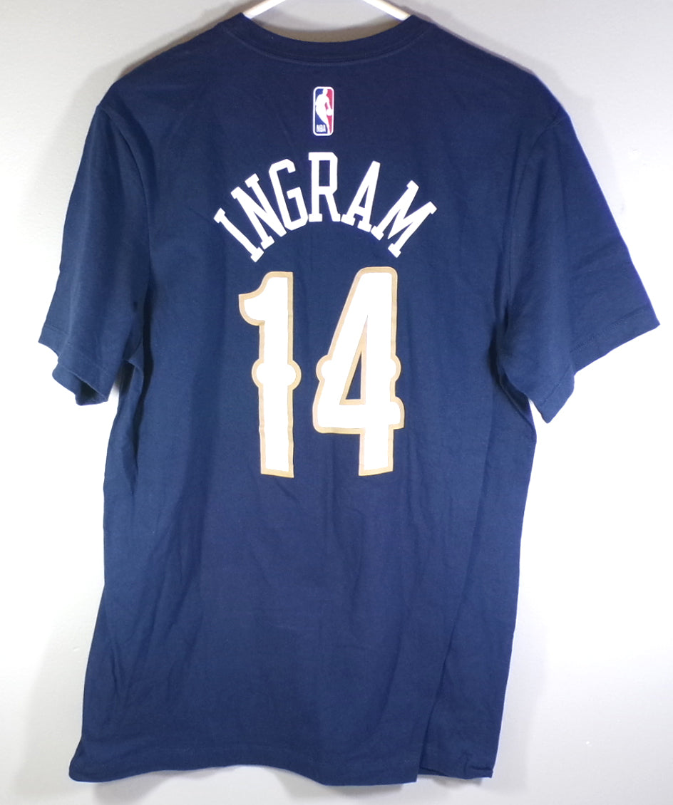 Brandon Ingram #14 New Orleans Pelicans The Nike Tee T-Shirt Navy New Adult 2XL Pic2