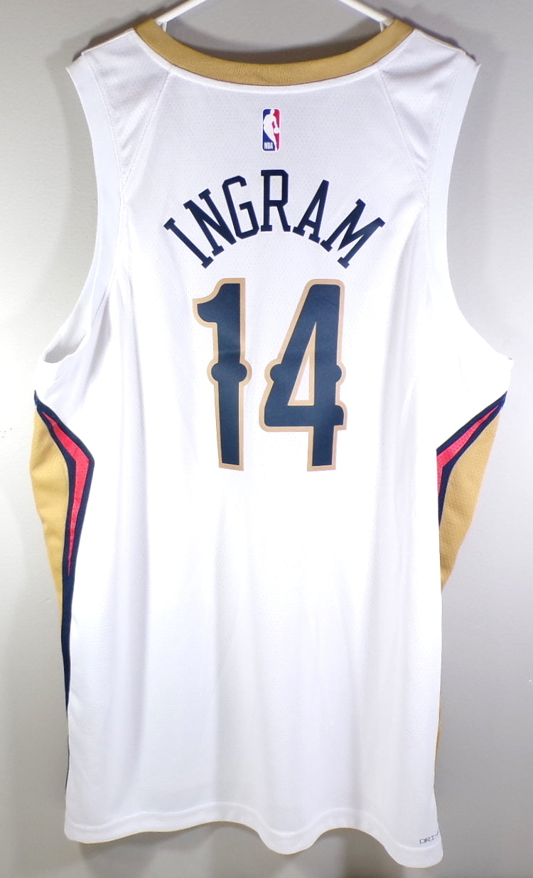 Brandon Ingram New Orleans Pelicans Nike Swingman Assoc Jersey Ibotta White S 40 Pic2