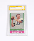 1974 Topps Roger Staubach #500 Cowboys PCG 7