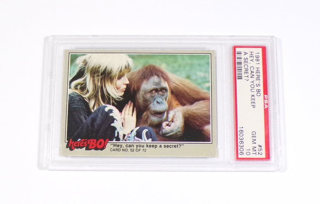 1981 Fleer Here's Bo! Hey Can You Keep A Secret #52 Bo Derek PSA 10