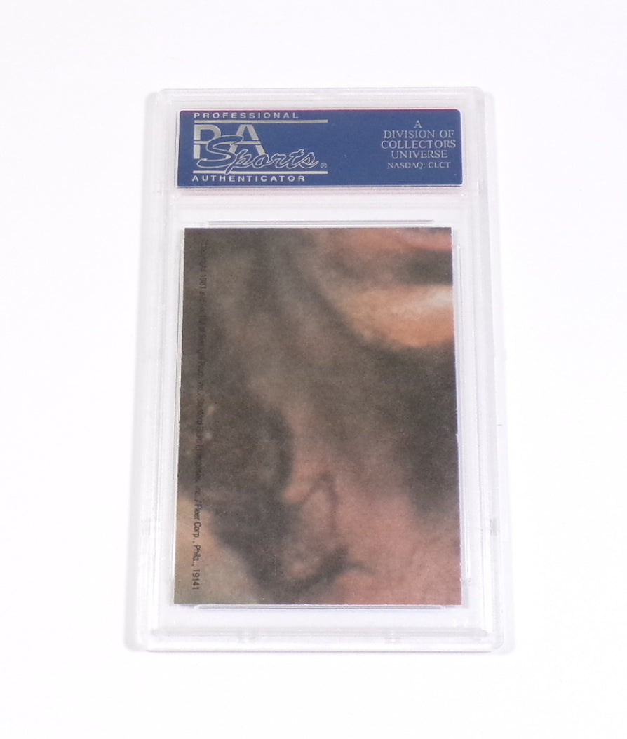 1981 Fleer Here's Bo! Movie "10" Brings International Fame #8 Bo Derek PSA 10 Pic2