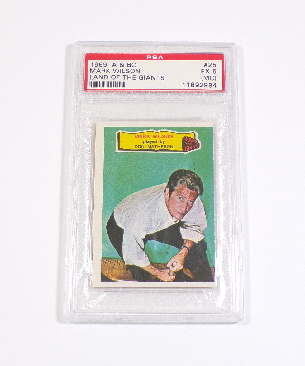 1969 A & BC Land of the Giants Mark Wilson #25 PSA 5 (MC)