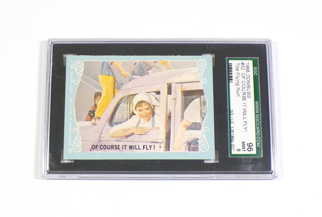 1968 Donruss The Flying Nun Of Course It Will Fly #32 SGC 9