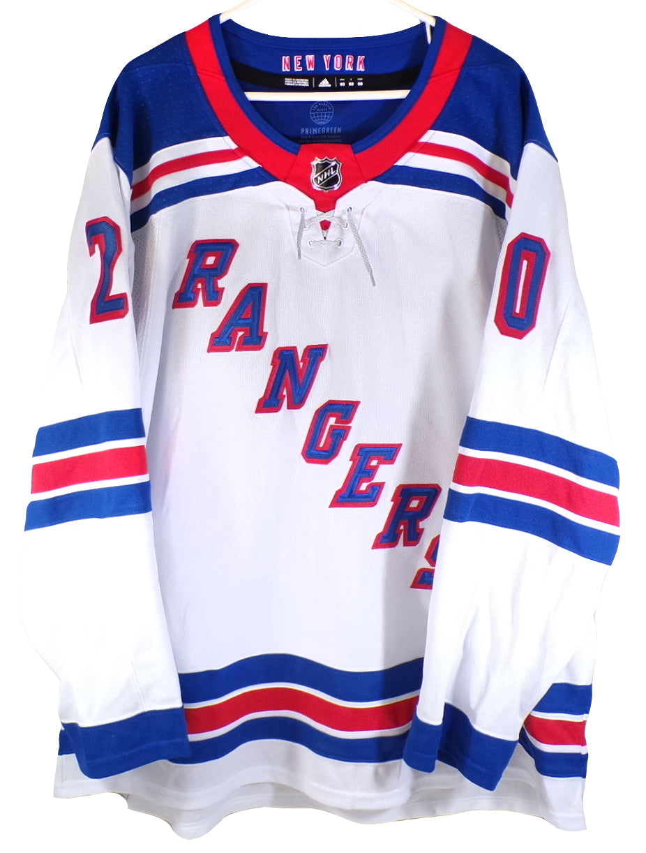 Chris Kreider #20 New York Rangers Adidas Primegreen NHL Hockey Jersey White 60