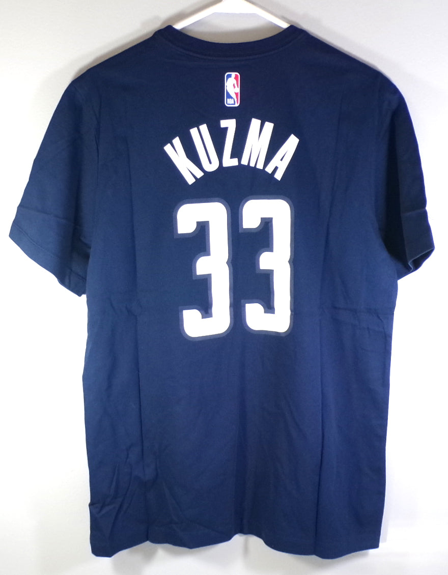 Kyle Kuzma #33 Washington Wizards Jordan Nike Tee T-Shirt Shirt Navy Adult L Pic2