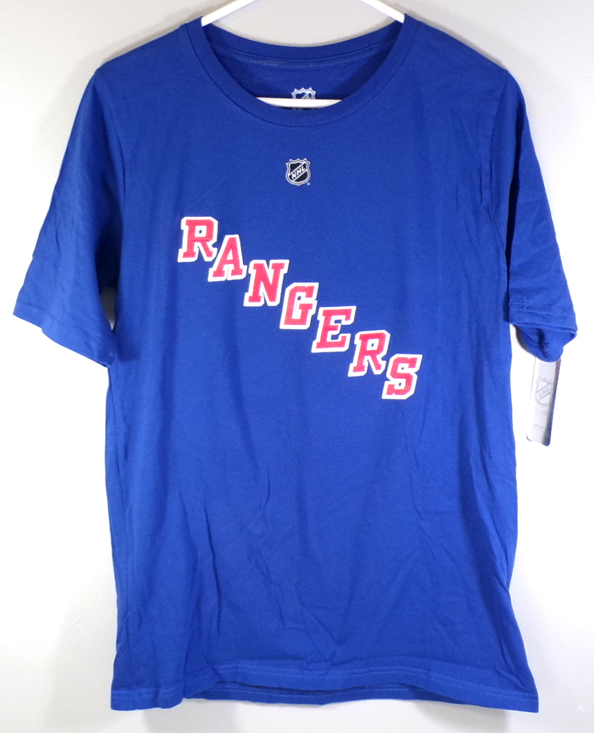Chris Kreider #20 New York Rangers NHL T-Shirt Tee Shirt Dark Blue New Youth XL