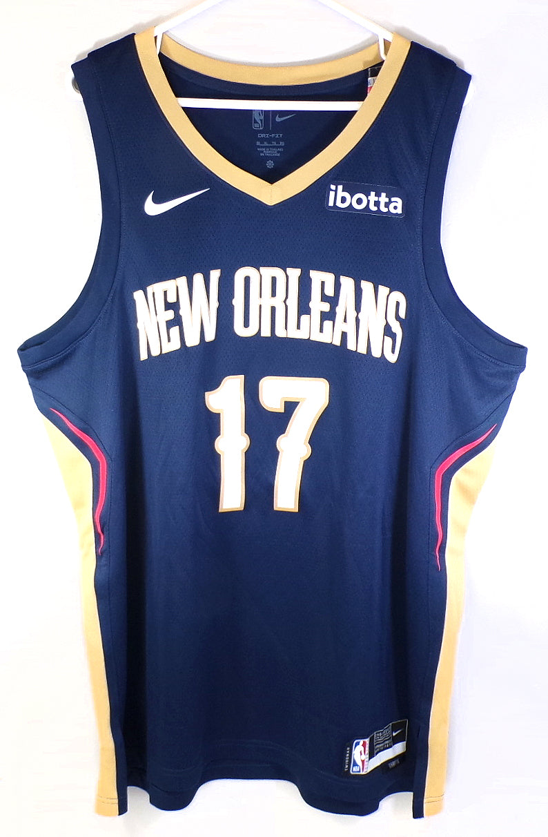Jonas Valanciunas New Orleans Pelicans Nike Swingman Icon Jersey Ibotta Navy 2XL