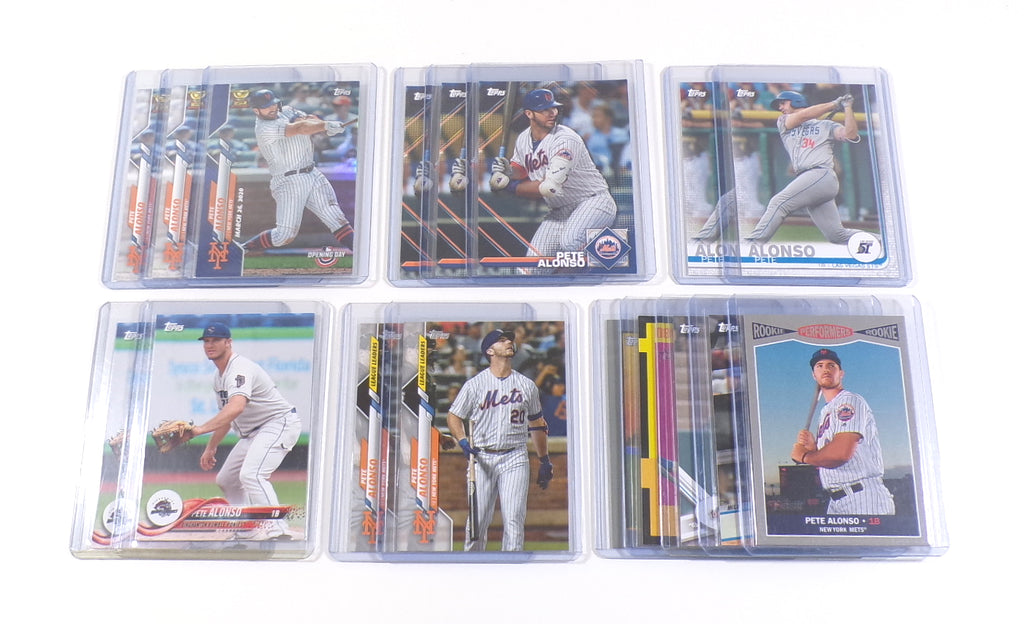 Lot of (30) Pete Alonso Assorted Cards RC's 2017 to 2020 Topps Bowman Donruss Pic2