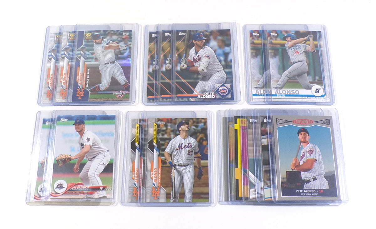 Lot of (30) Pete Alonso Assorted Cards RC's 2017 to 2020 Topps Bowman Donruss Pic2