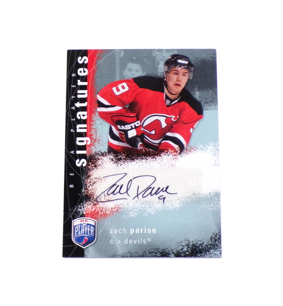 2007-08 Be A Player BAP Signatures Zach Parise #S-ZP Auto Autograph