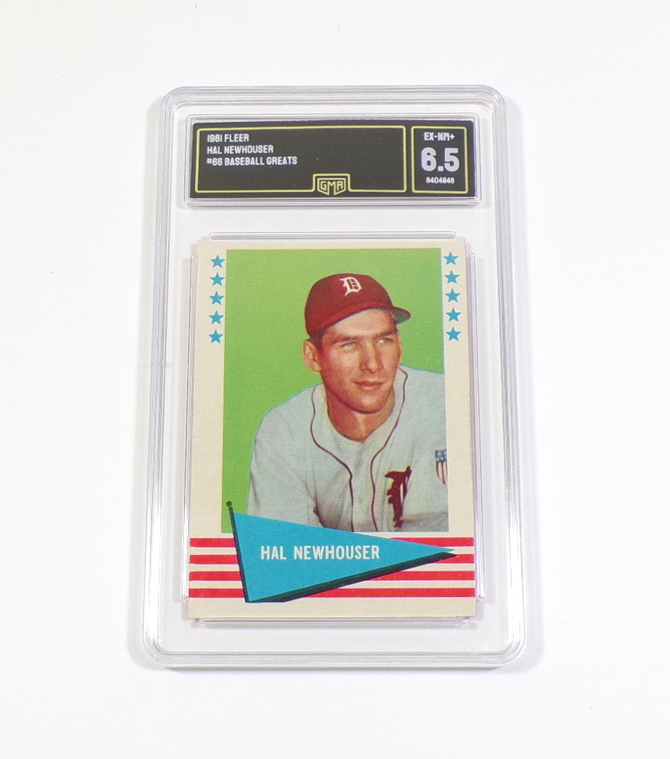 1961 Fleer Baseball Greats Hal Newhouser #66 GMA 6.5