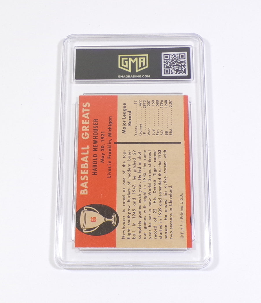 1961 Fleer Baseball Greats Hal Newhouser #66 GMA 6.5 Pic2