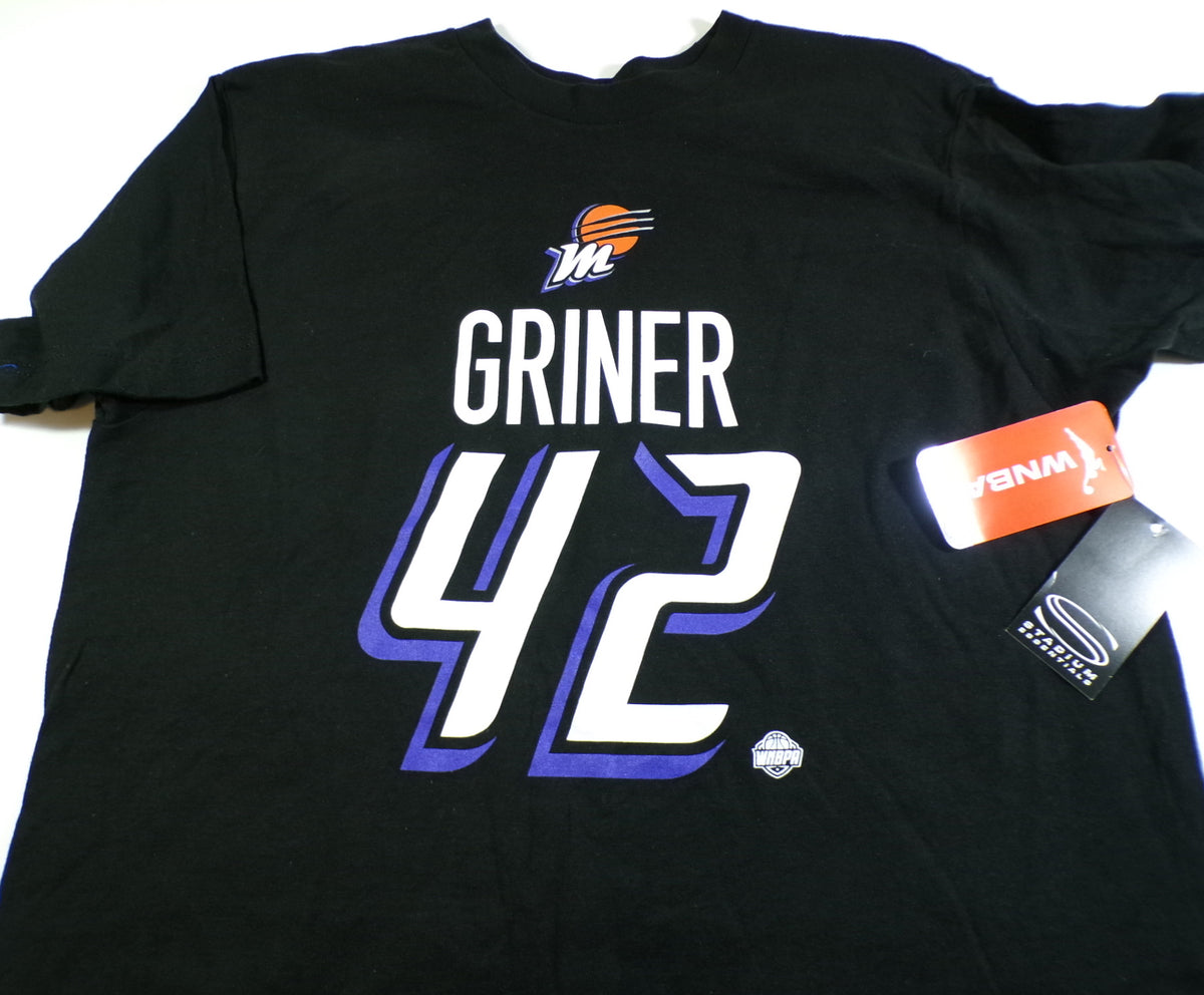 Brittney Griner Rebel Phoenix Mercury Stadium Essentials T-Shirt Black New L Pic2