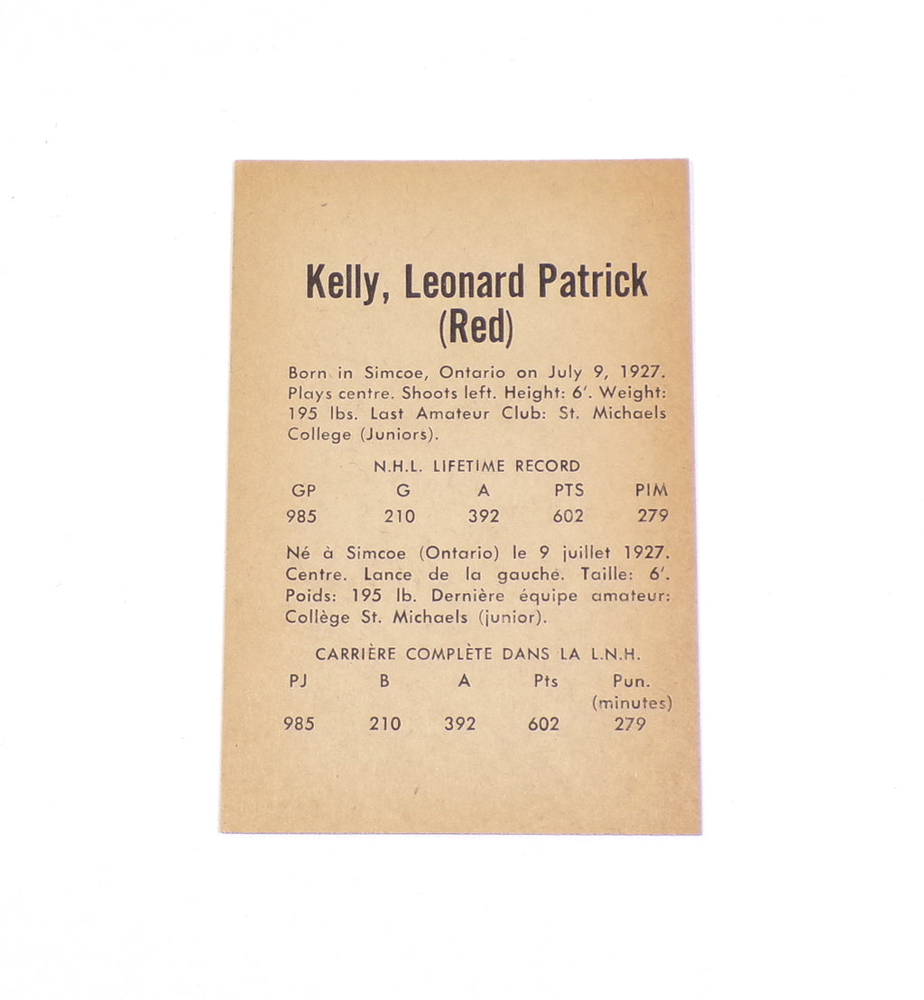 1962-63 Parkhurst Red Kelly #5 Maple Leafs Nm Pic2