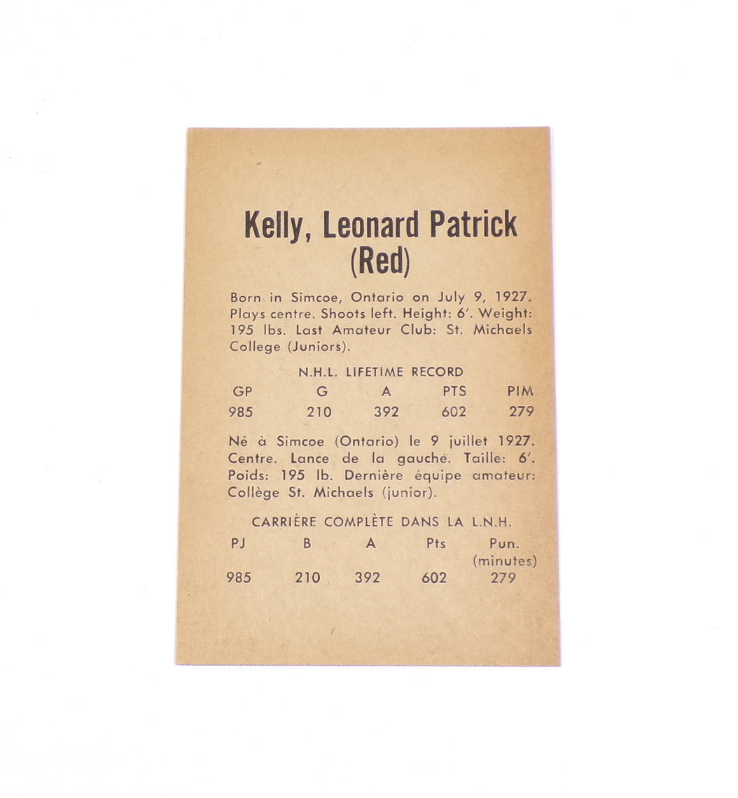 1962-63 Parkhurst Red Kelly #5 Maple Leafs Nm Pic2