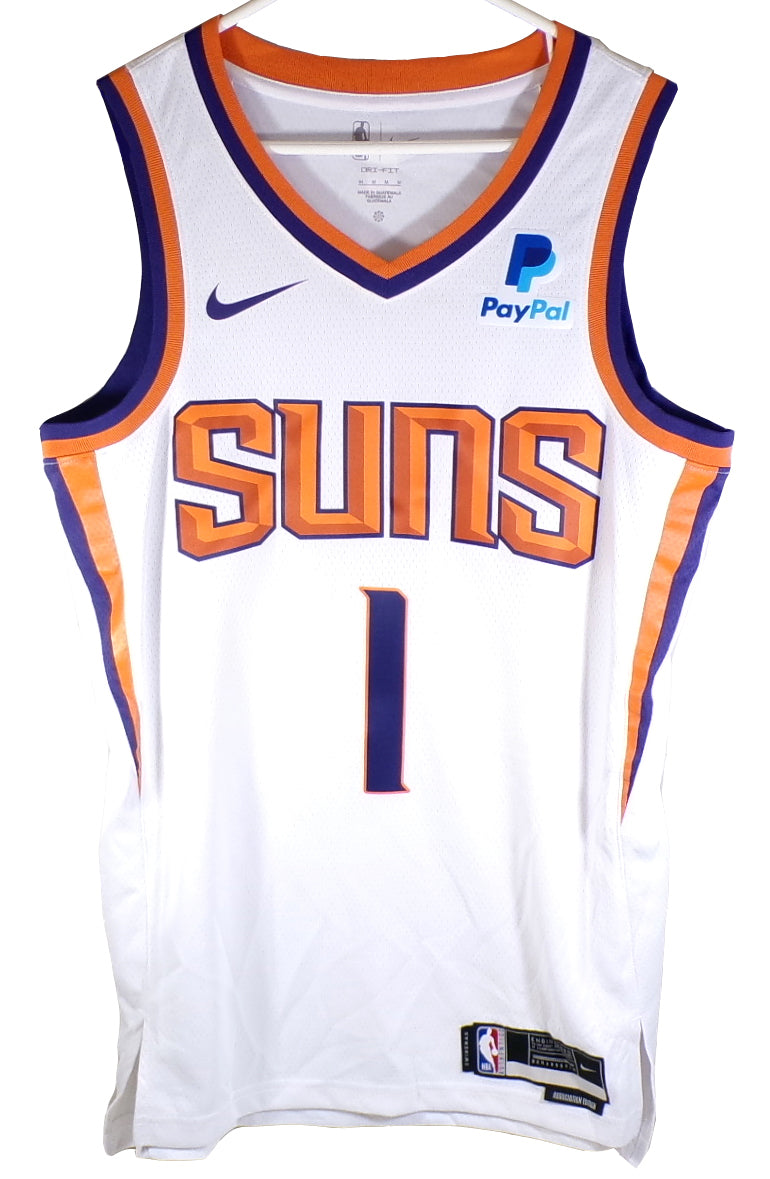Devin Booker #1 Phoenix Suns Nike Swingman Paypal Jersey White New Adult 44 M