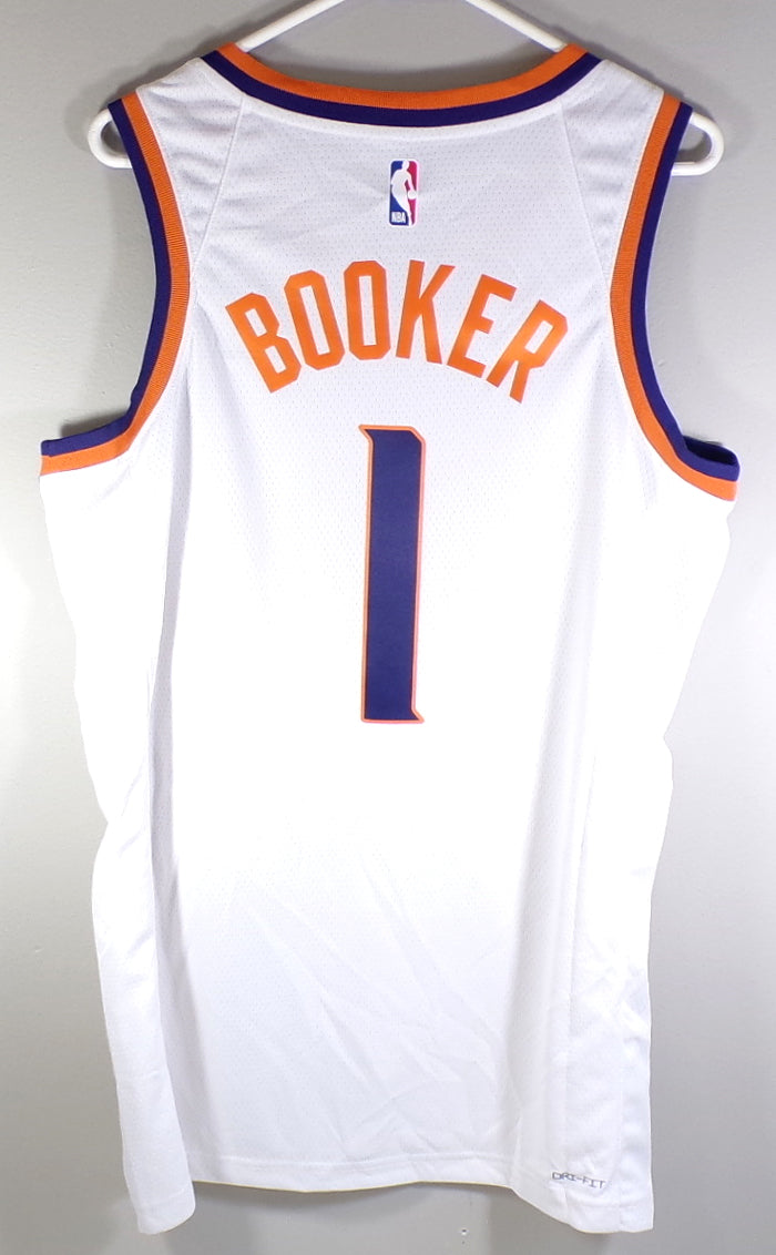 Devin Booker #1 Phoenix Suns Nike Swingman Paypal Jersey White New Adult 44 M Pic2