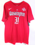 Tina Charles #31 Washington Mystics The Nike Tee Explorere Ed. T-Shirt Red M