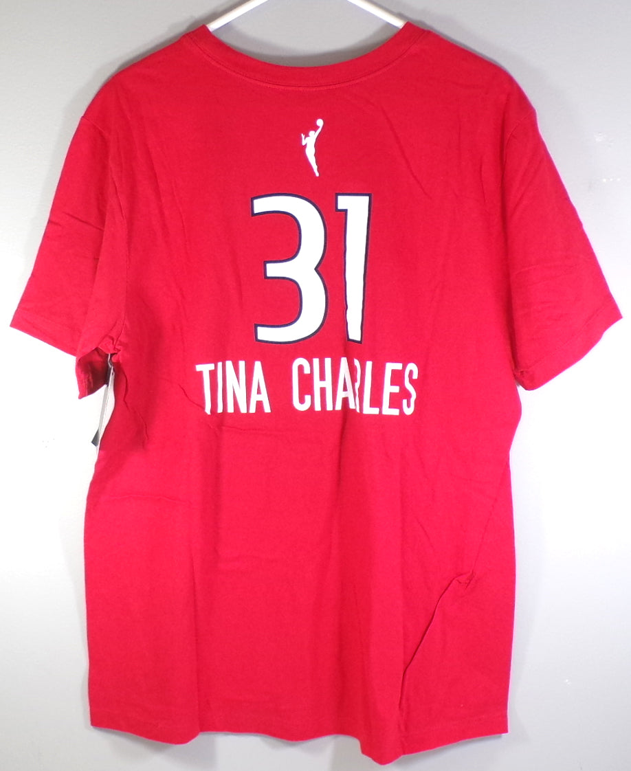 Tina Charles #31 Washington Mystics The Nike Tee Explorere Ed. T-Shirt Red M Pic2