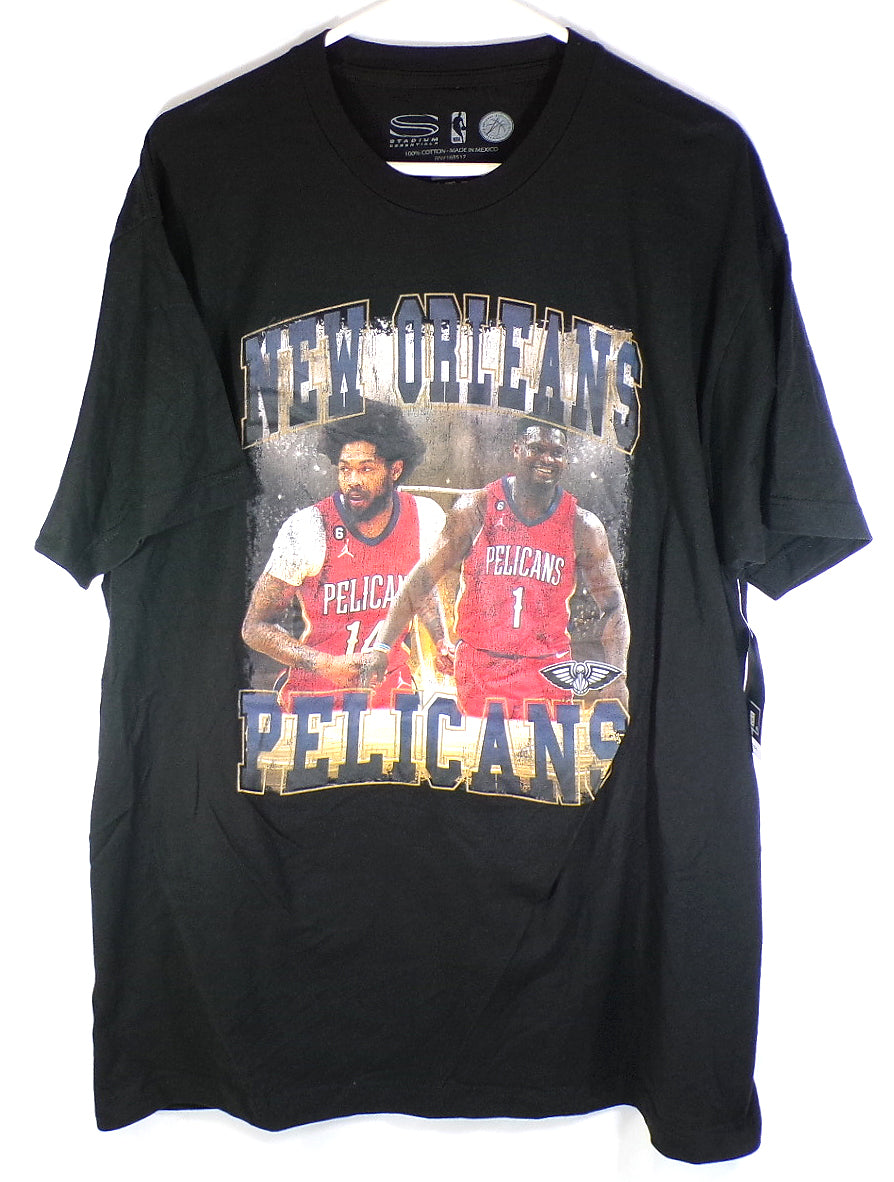 New Orleans Pelicans Photo Stadium Essentials NBA T-Shirt Tee Shirt Black S