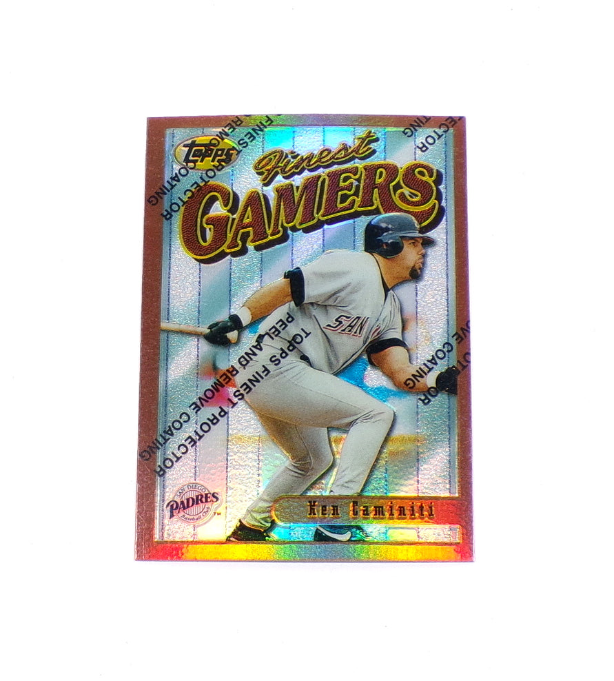 1996 Topps Finest Refractor Ken Caminiti #12 w/ Coating