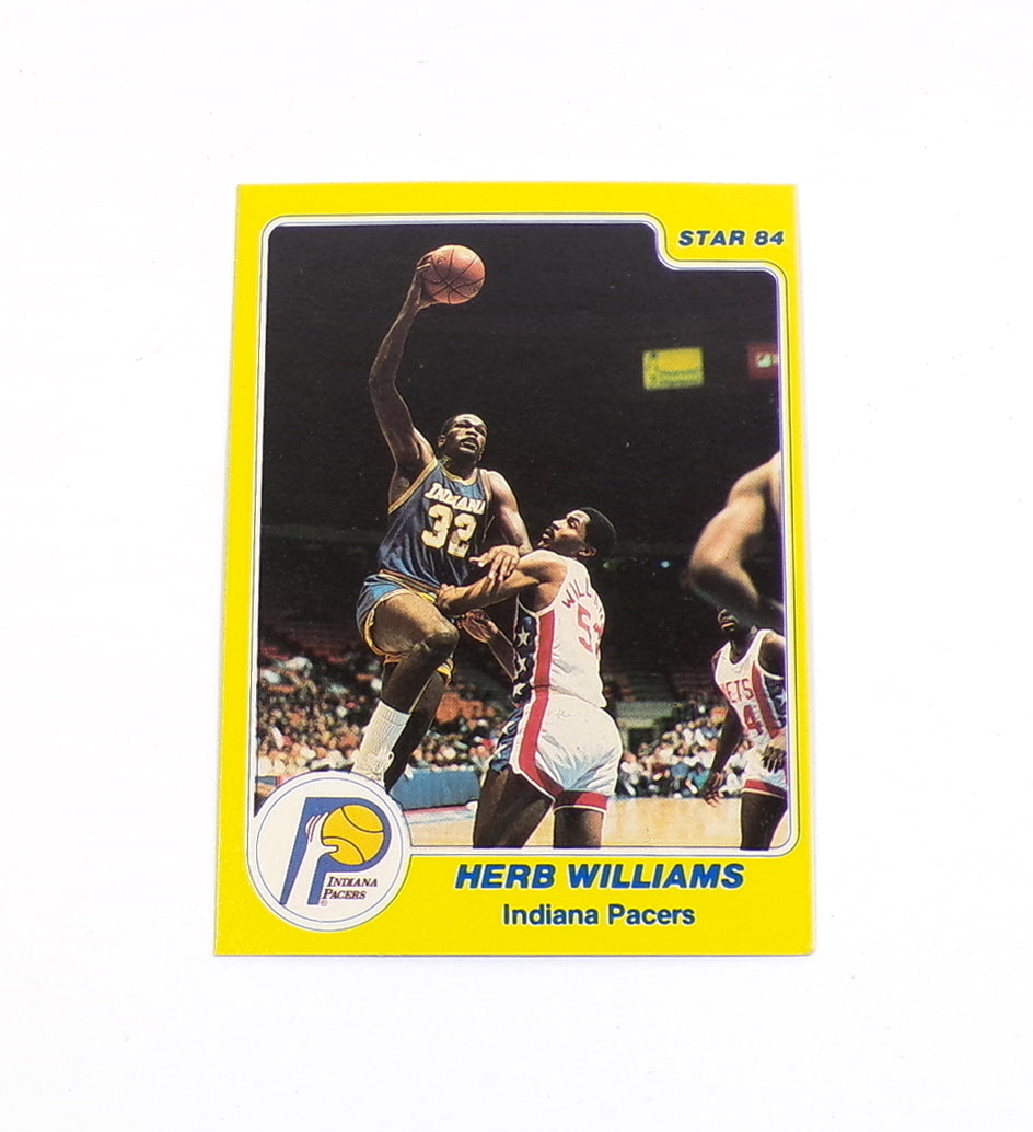1983-84 Star Herb Williams RC #168 Pacers Nm/Mt