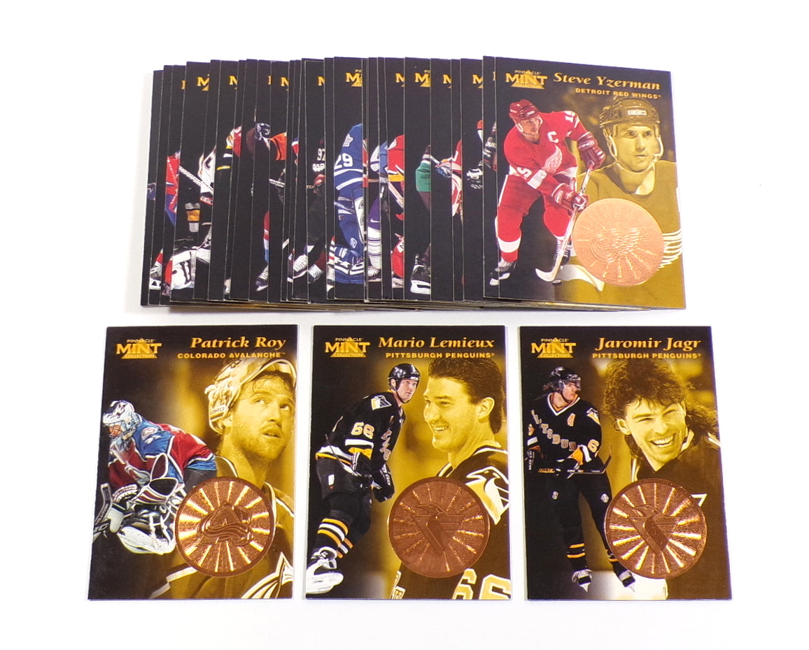 1996-97 Pinnacle Mint Bronze Hockey Insert Set (30) Lemieux Roy Jagr