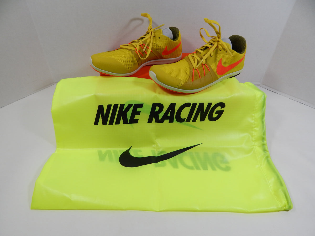 Utah State Aggies Nike Zoom Forever XC 5 Yellow/Orange Track Spikes Size 4.5