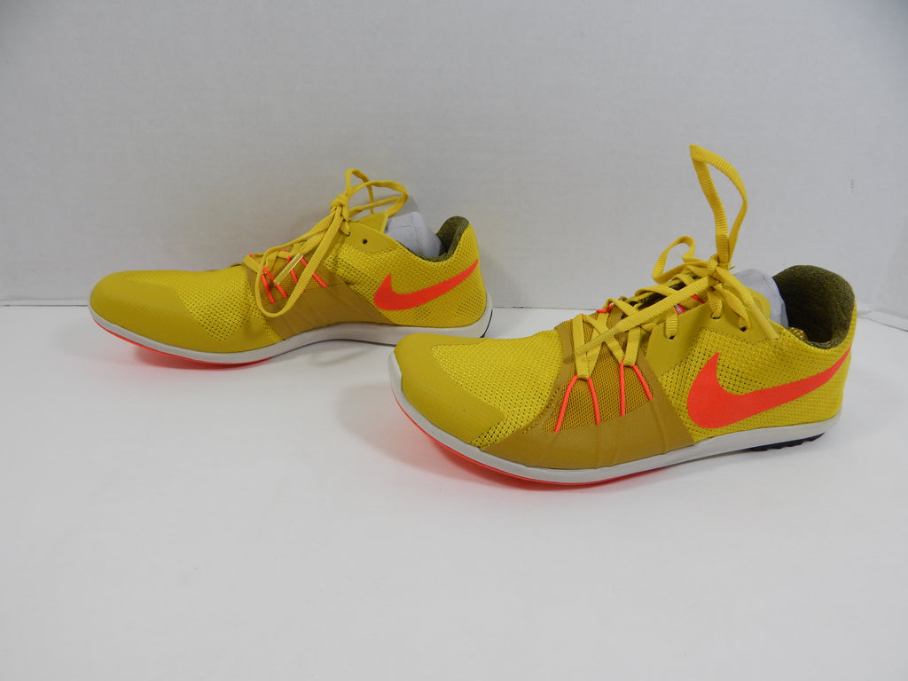 Utah State Aggies Nike Zoom Forever XC 5 Yellow/Orange Track Spikes Size 4.5 Pic2
