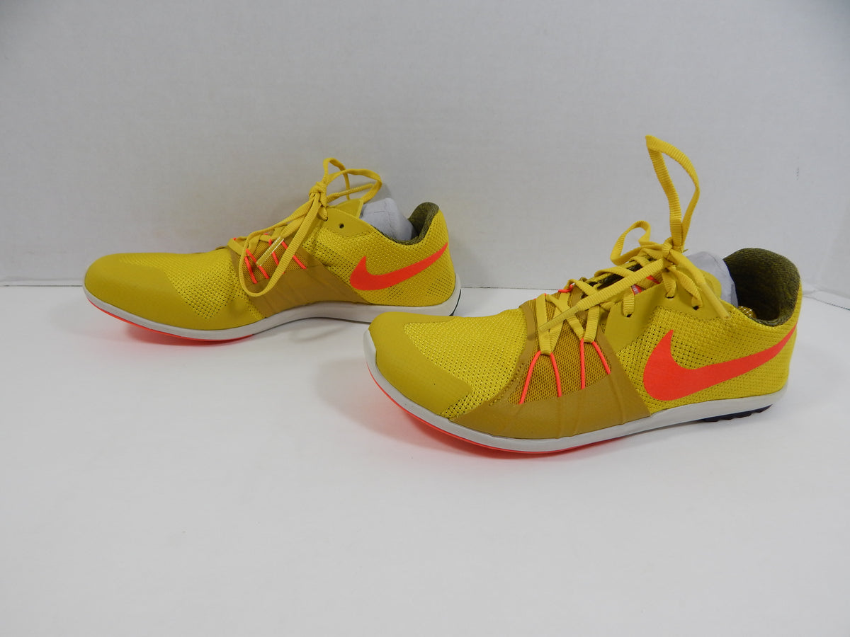 Utah State Aggies Nike Zoom Forever XC 5 Yellow/Orange Track Spikes Size 4.5 Pic2