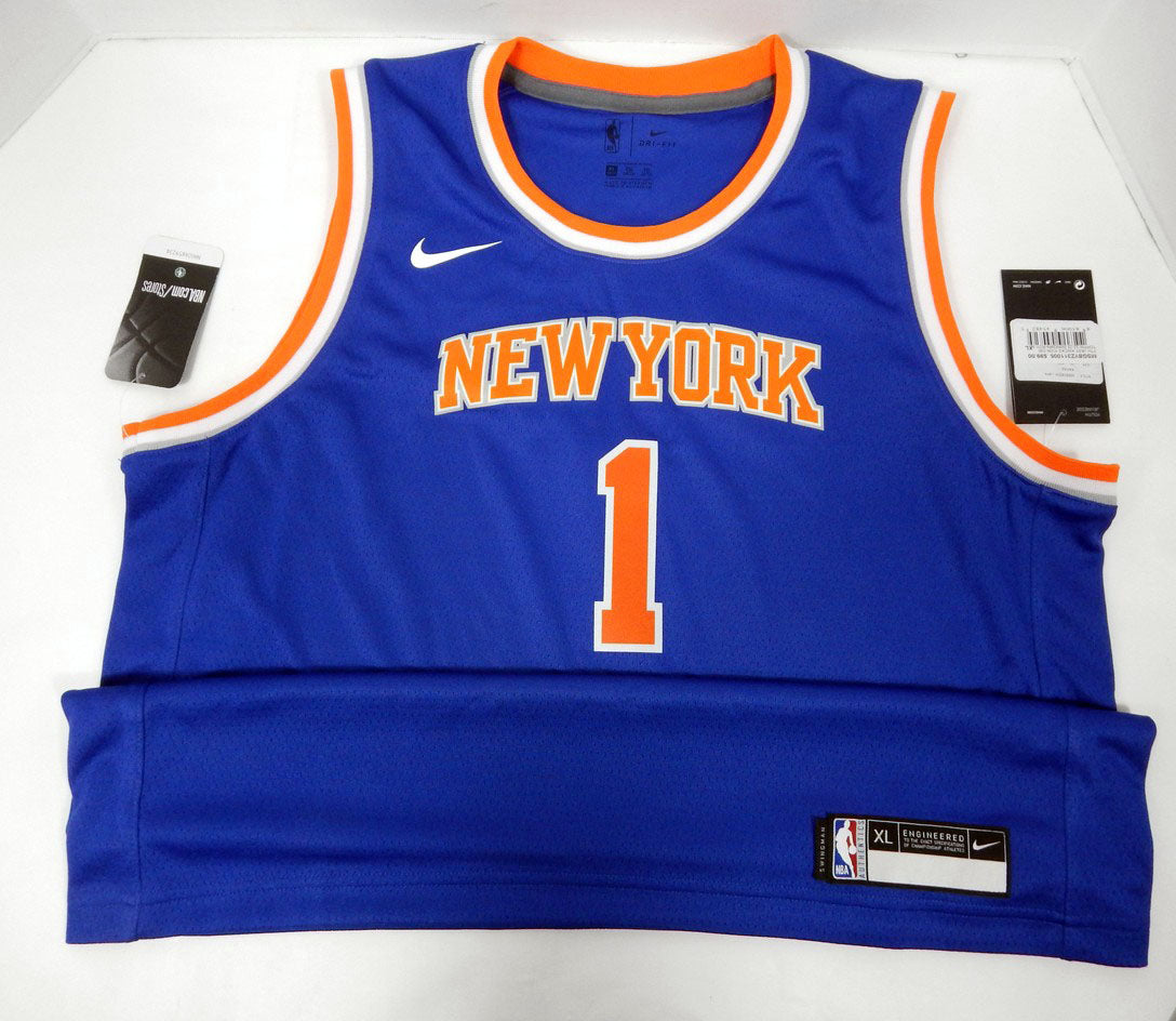 2022-23 Youth New York Knicks Obi Toppin #1 Swingman Blue Jersey Nike XL