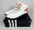 Adidas Freak Hightop Hurricanes Wht/Orange Football Cleats Size 18 B39116