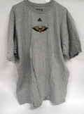 New Orleans Pelicans Team Issued Gray Short Sleeve  Shirt Size LT Style 1