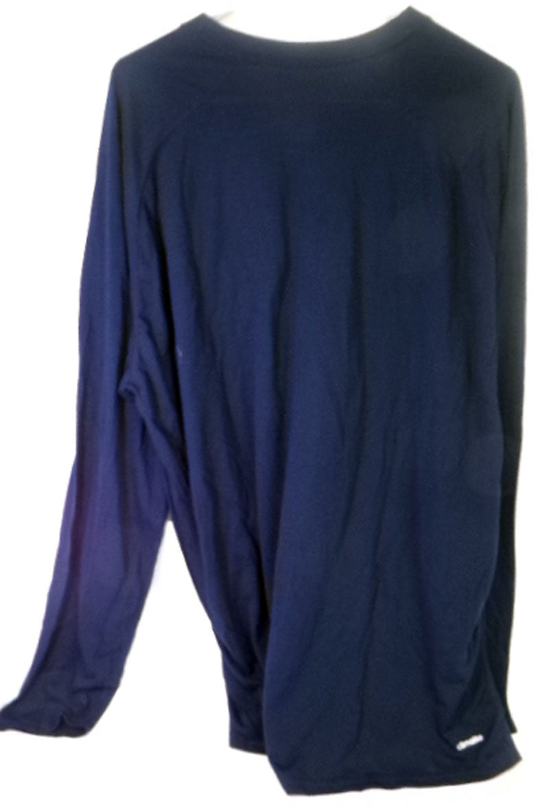 New Size 2XLT Orleans Pelicans Team Issue Blue Long Sleeve Basketball Training Shirt Pic2
