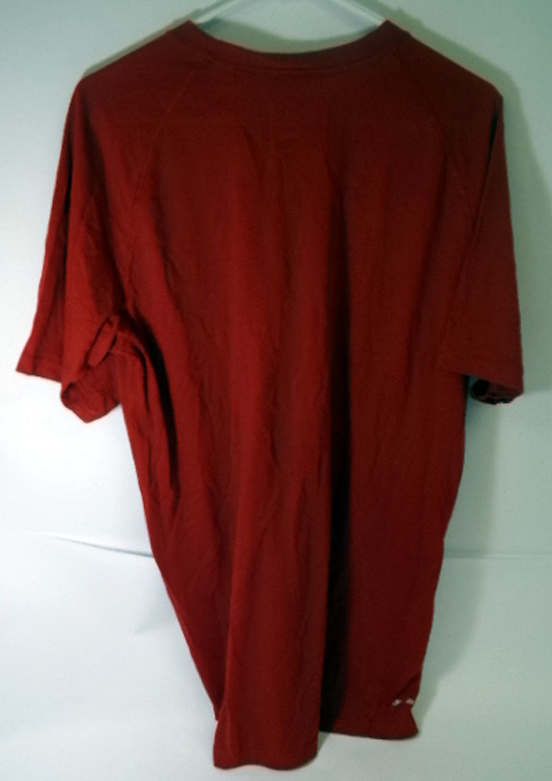 New Orleans Pelicans Team Issue Red Short Sleeve Basketball Training Shirt Size LT Pic2