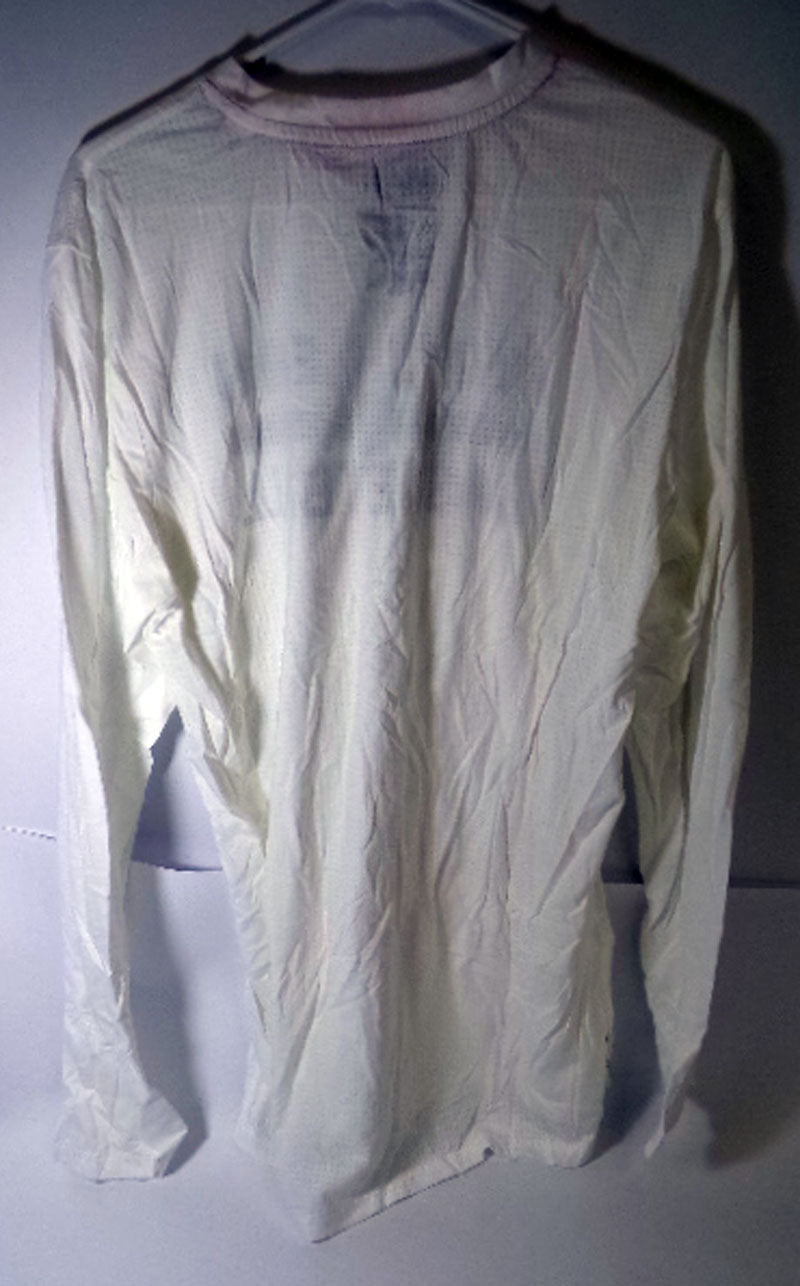 New Orleans Pelicans Team Issue White Long Sleeve Basketball Training Shirt Size XLT Pic2