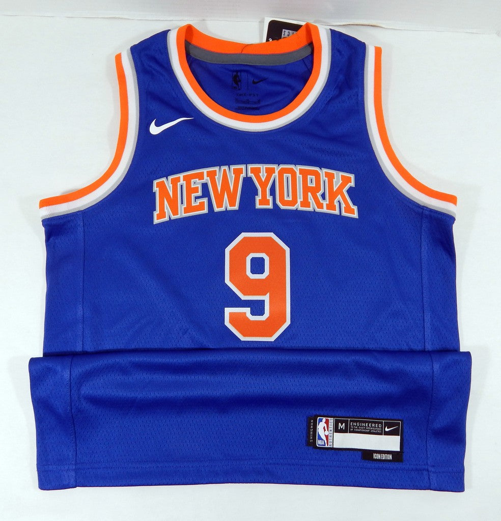 2021-22 Youth New York Knicks Swingman Icon Edition Blue Jersey Nike M