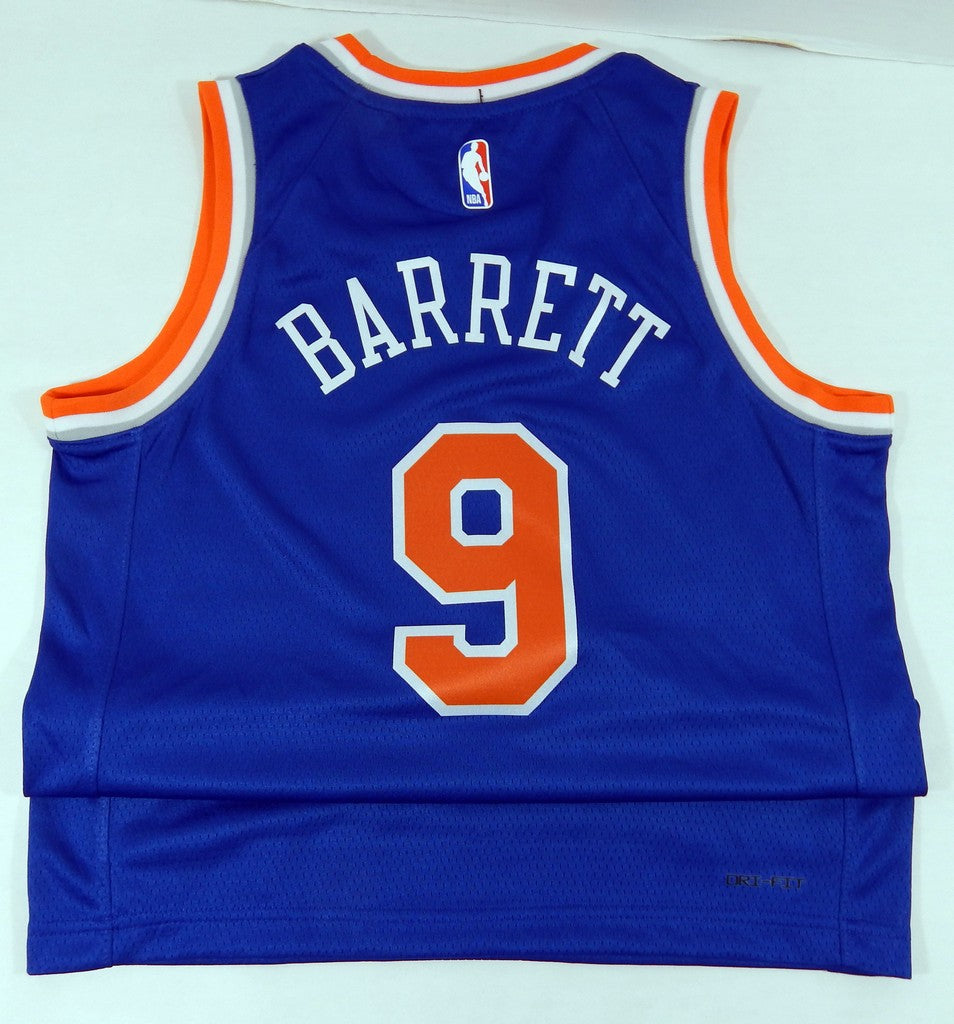 2021-22 Youth New York Knicks Swingman Icon Edition Blue Jersey Nike M Pic2