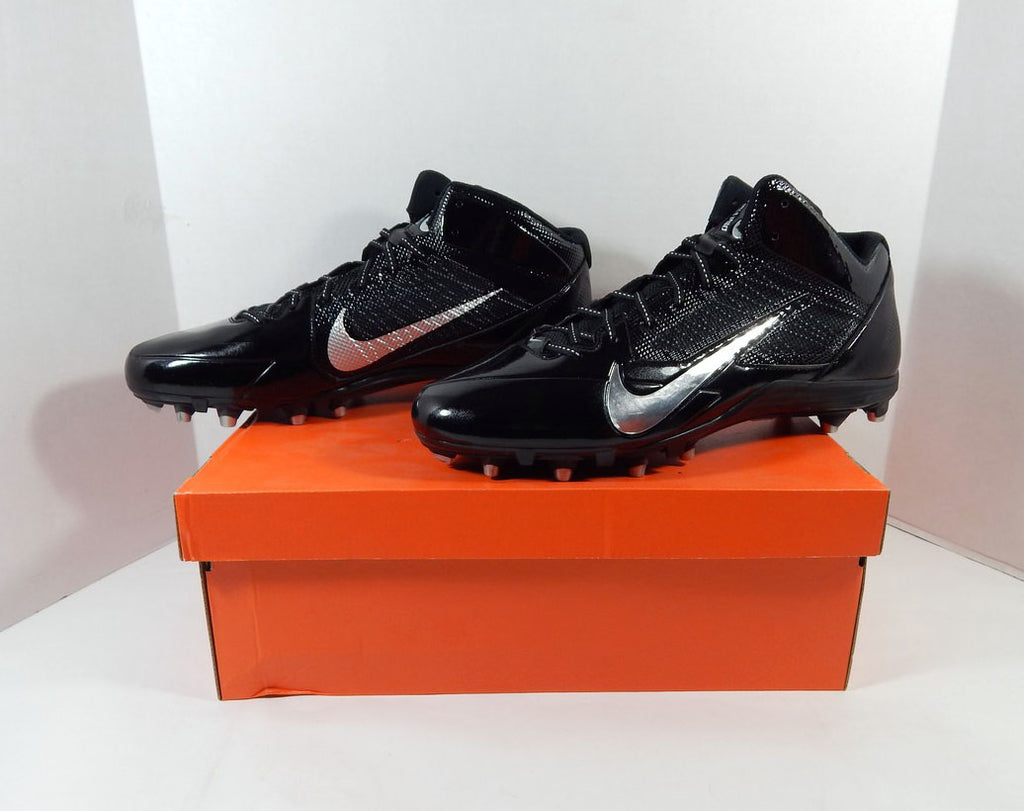 Utah State Aggies Nike Black Alpha Pro 3/4 TD Low Football Cleats 16