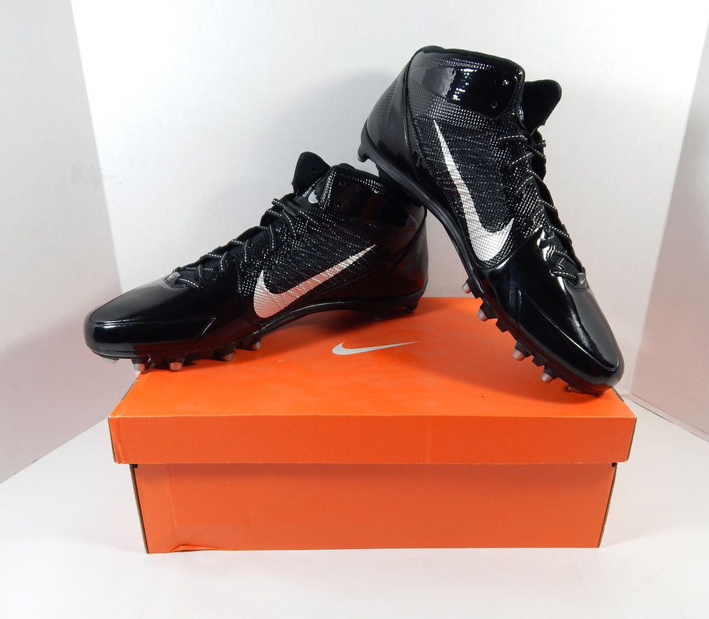 Utah State Aggies Nike Black Alpha Pro 3/4 TD Low Football Cleats 16 Pic2