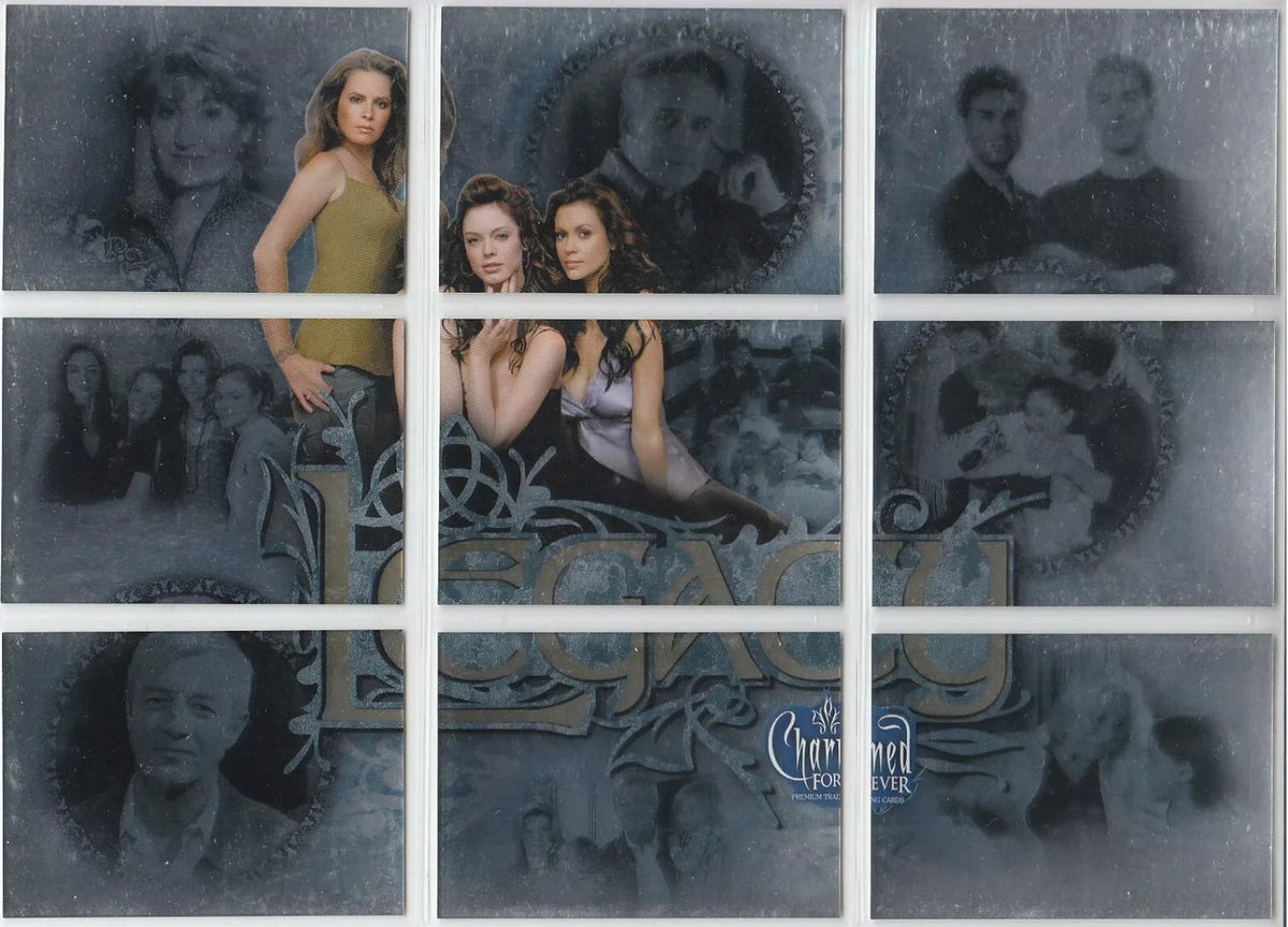 2007 Inkworks Charmed Forever Legacy Foil Puzzle Chase Card Set (L1-L9)