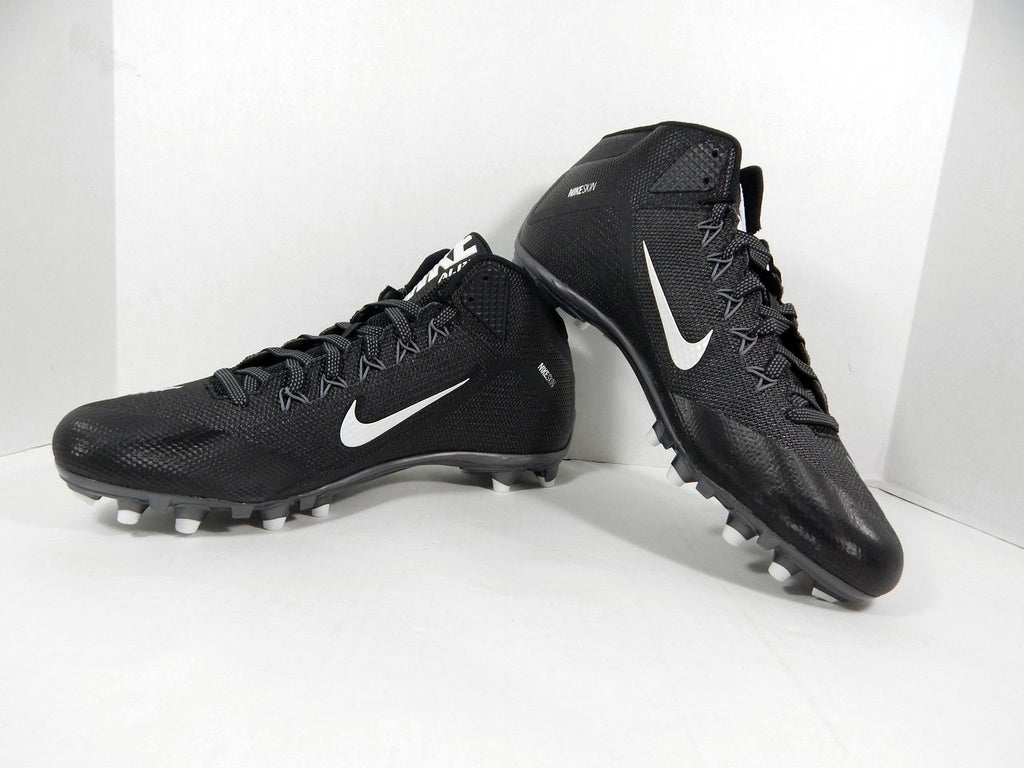 Nike Alpha Pro 2 3/4 TD Lowtop Utah State Black Football Cleats Size 13.5 Pic2
