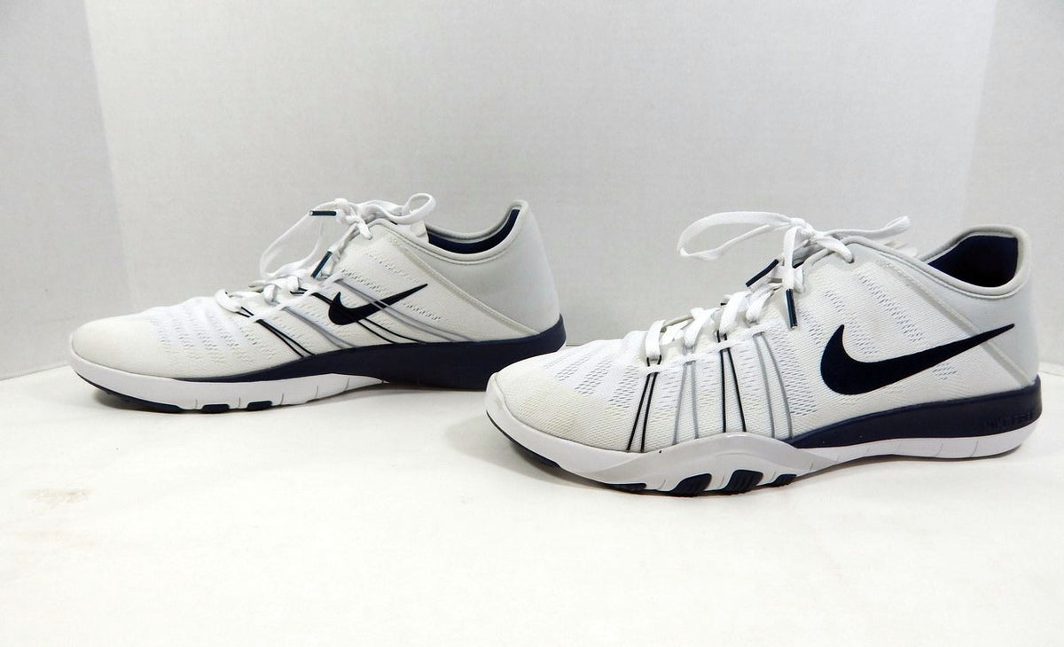 2016 Utah State Aggies Nike Free Train TR 6 White Running Shoes Womens Size 12