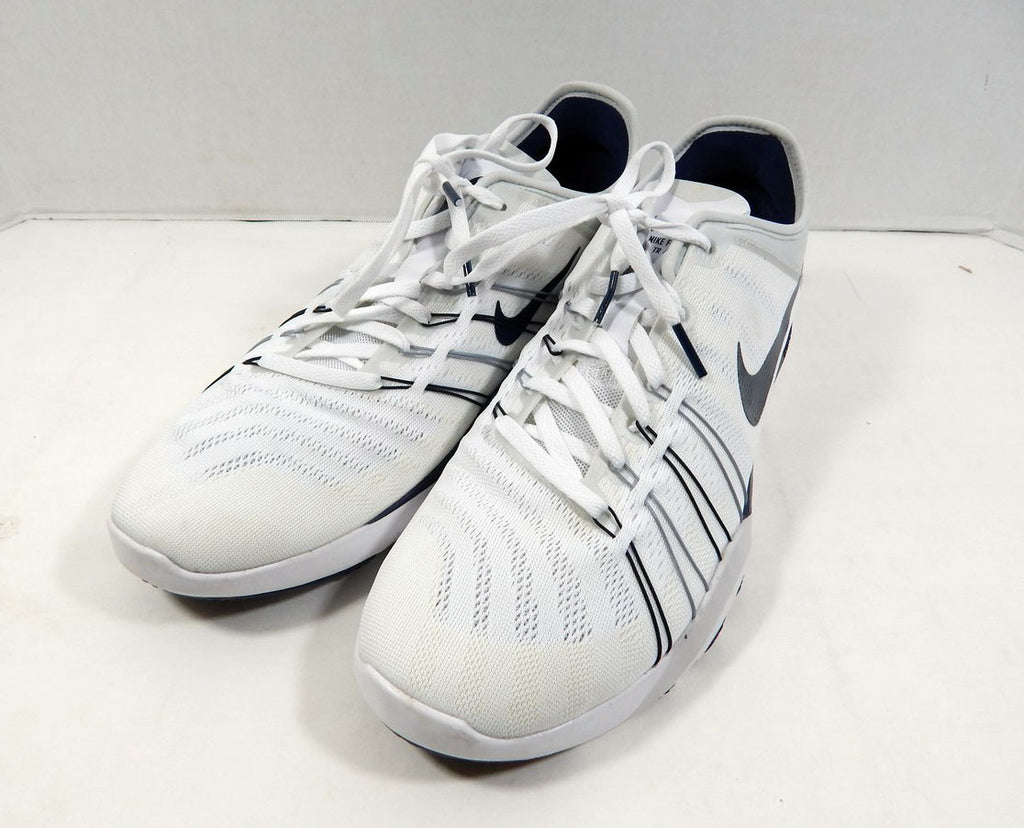 2016 Utah State Aggies Nike Free Train TR 6 White Running Shoes Womens Size 12 Pic2