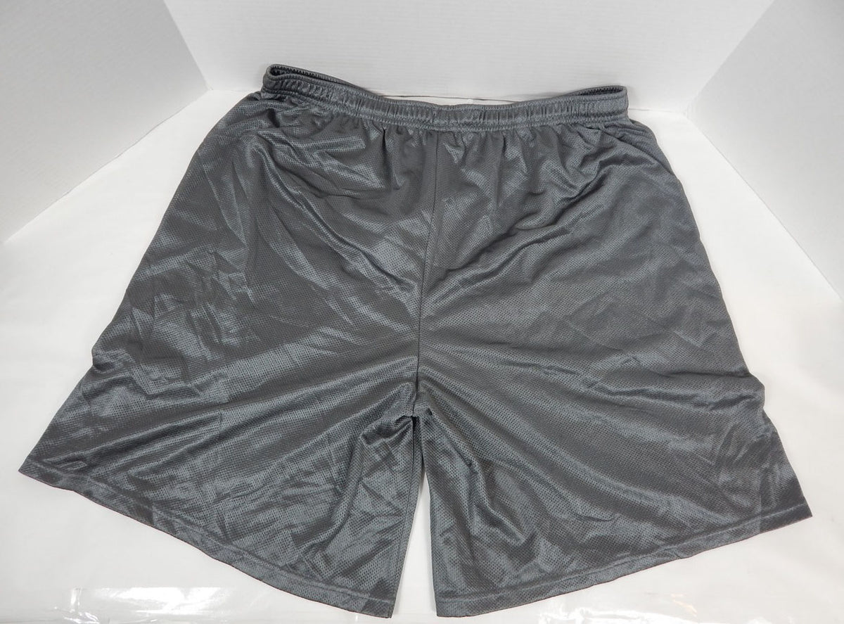 2005 Mens San Francisco 49ers Team Issued Graphite Football Shorts Reebok 2XL Pic2