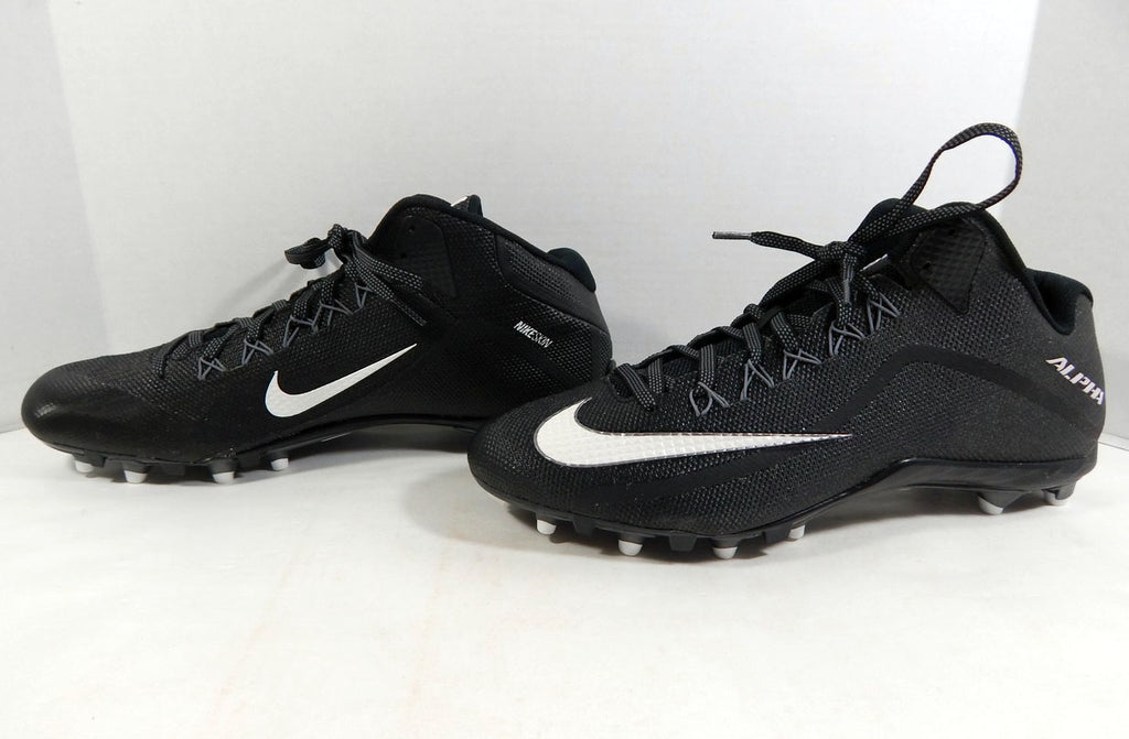 2016 Utah State Aggies Nike Alpha Pro 2 3/4 TD Black Football Cleats Size 16 Pic2