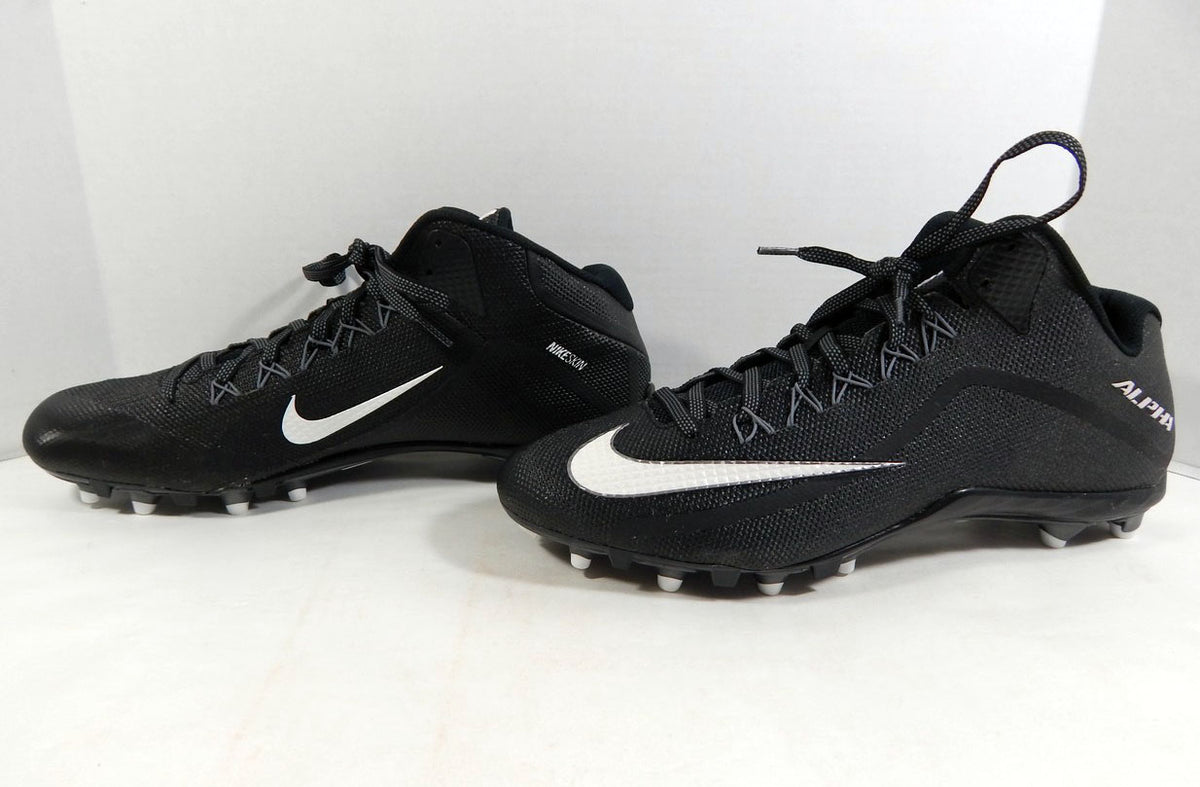 2016 Utah State Aggies Nike Alpha Pro 2 3/4 TD Black Football Cleats Size 16 Pic2