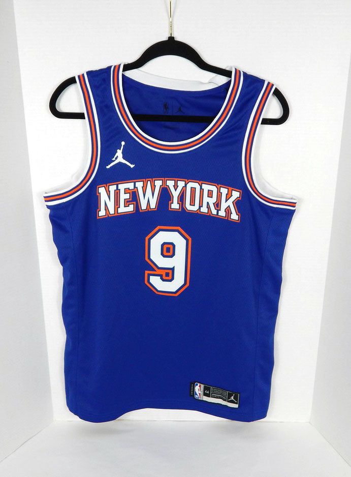 2020-21 Mens New York Knicks RJ Barrett #9 Swingman Blue Jersey Jordan 44