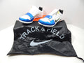 Utah State Aggies Nike Zoom LJ 4 White/Black/Blue Field Spikes Size 5