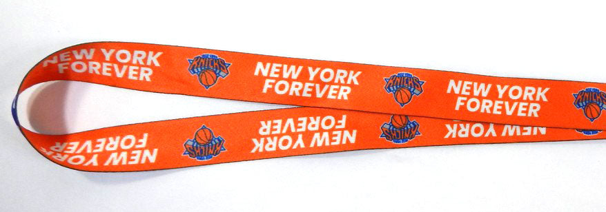 2021-22 New York Knicks NBA Blue/Orange New York Forever Lanyard Pic2